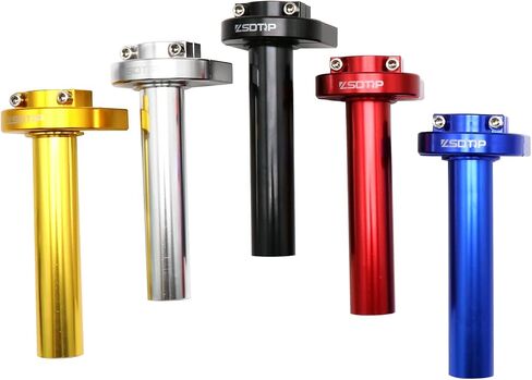 Throttle Grip Motorcycle 7/8"/22mm CNC Aluminum Quick Twister with Throttle Cable for Scooter Motorbike Motorcycle Mped ATV UTV Go Kart Accessories Accessories (Black) in Saudi Arabia