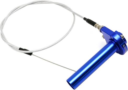 Throttle Grip Motorcycle 7/8"/22mm CNC Aluminum Quick Twister with Throttle Cable for Scooter Motorbike Motorcycle Mped ATV UTV Go Kart Accessories Accessories (Black) in Saudi Arabia