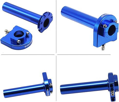 Throttle Grip Motorcycle 7/8"/22mm CNC Aluminum Quick Twister with Throttle Cable for Scooter Motorbike Motorcycle Mped ATV UTV Go Kart Accessories Accessories (Black) in Saudi Arabia