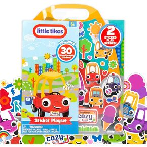 Repositionable Little Tikes Sticker Playset – Car & Truck Stickers for Kids Ages 3+