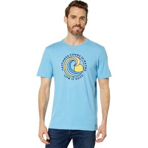 Life is Good Happiness Comes in Waves Spectrum Short Sleeve Crusher-Lite™ Tee