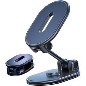 Car Phone Holder Mount for Car Strong Suction Adhesive Rotary Folding Cell Phone Holder Apply for Center Console Compatible with All Smartphones of iPhone Huawei, Xiaomi Samsung