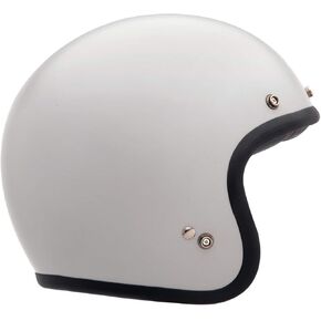 Bell Custom 500 Open-Face Motorcycle Helmet(Solid Vintage White, X-Large)