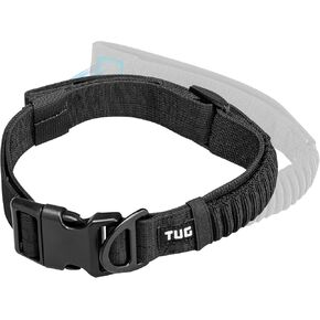 TUG Grab Collar | Integrated Traffic Leash Magnetically Attached for Quick Control (Large/Black)