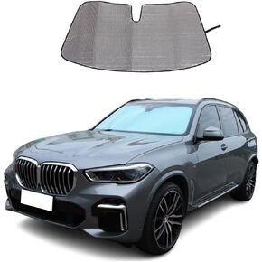 Car Windshield Sunshade for BMW X5 G05 2019-2023 Car Sun Shade Window Shades, Car Foldable UV Ray Reflector Auto Front Window Glass Sun Shade