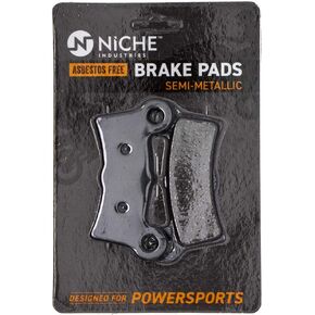 NICHE Brake Pad Set for Harley-Davidson Street Glide Tri 83911-09B Rear Semi-Metallic