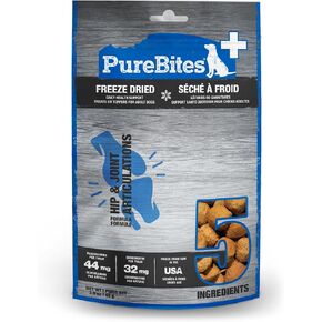 PureBites+ Gut & Digestion Freeze Dried Dog Treats, 5 Ingredients, Made in USA, 3oz