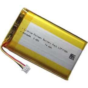 GYMIN PS5 Controller Battery 4000mAh LIP1708 Battery Pack for Sony PS5 Playstation 5 Dual Sense Controller CFI-ZCT1W Gamepad Remote Controllers