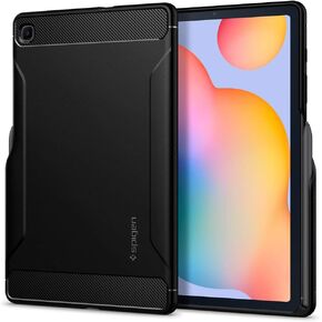Spigen Rugged Armor Designed for Galaxy Tab S6 Lite Case with S Pen Holder (2022/2020) - Matte Black
