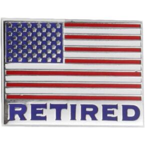 USA American Flag RETIRED Lapel Pin - 3/4 Inch