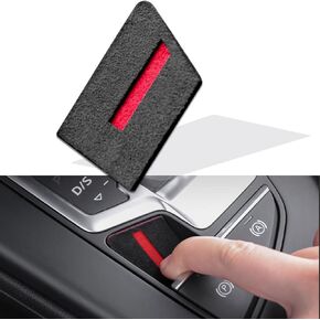 Car Trim Sticker Decals Decoration Interior Accessories,Electronic Parking Brake Switch Button Protective Sticker for Audi (Version A)