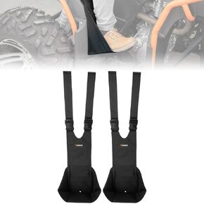 KEMIMOTO ATV Rear Passenger Foot Pegs Universal Adjustable Foldable Wear-resistant Foot Rest Made of 600D Oxford Compatible With Polaris Sportsman Kawasaki Arctic Cat 2 Pcs