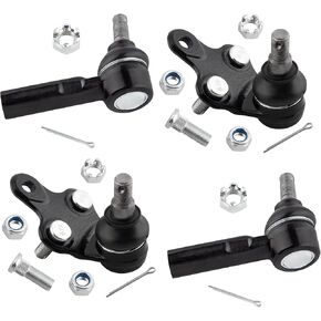 K9499 ES3306 Front Outer Tie Rod Ends Lower Ball Joints Left & Right for Lexus ES300 Toyota Camry 1992-2001 RX300 Solara 1999-2003 Sienna 1998-2003 Avalon 1995-2004, Pack of 4