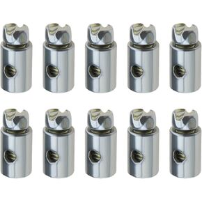 SING F LTD 5PCS Throttle Cable Stops Brake Cable Ends Round Body Wire Stops 2mm Wire Hole Diameter for Go-Kart Bicycle Motorcycle Scooter Lawn Mower