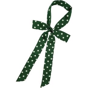 Skinny Scarf for Women Lightweight, Thin Long Silk Neckscarf for Hair Scarf Headband or Ribbon Scarf Belt & Handbag NWJ-8