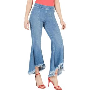 GUESS Women's Sofia 1981 High Rise Skinny Fit Flare Leg Jean