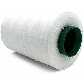 American & Efrid Tex 40 Permacore Spun Polyester Thread - 6,000 Yards - White - Made in The United States - Choose Your Quantity (1)