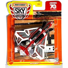 Matchbox 2023 - Sky Busters - Backdraft - Red - 19/32-2023 Mix 2 - Matchbox 70 Years - Ships Bubble Wrapped in a Box.