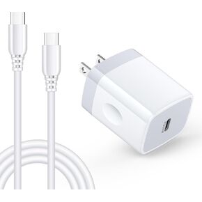 25W Fast Phone Charger for Motorola Edge, Edge+, Razr, 2021 2022 2023 2024, One 5G, Moto G Stylus, Pure, Play, Power, G8 G7 Plus, X4 Z4 Z3 Z2 Play Force, Wall Power Adapter with USB C Cable