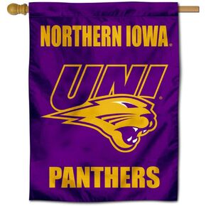 Northern Iowa Panthers Double Sided House Flag