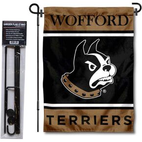 Wofford Terriers Garden Flag with Stand Holder