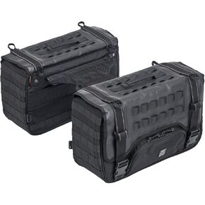 Biltwell Exfil-36 Black Motorcycle Saddlebags