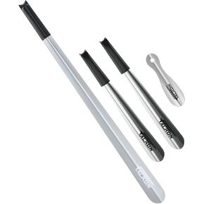 All-You-Need Variety Shoe Horn Pack- 1 Extra Long + 2 Long + 1 Medium Shoe Horns Set