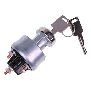 Ignition Switch Key 6665606 6724282 Compatible with Bobcat 873 863 773 763 753 751 743 742 731 732 730 630 542 540 533 530 440 322 313 310 MT50 MT52 MT55 31-527 with 6709527, 6693241 2 Keys