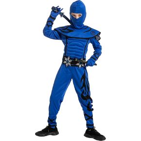 Spooktacular Creations Kids Ninja Kungfu costume for Halloween Dress Up