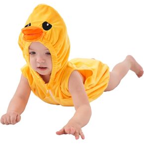 رومبير بغطاء للرأس بدون أكمام للأطفال للجنسين، أزياء الهالوين التنكرية للرضع، ملابس عيد الميلاد للأطفال من عمر 0 ​​إلى 24 شهرًا in Kuwait