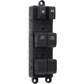 Power Main Window Switch Door Master Control Button Driver Side Compatible with 2004-2014 Nissan Armada/Titan/Maxima/Quest, 05-06 Infiniti G35, 03 Infiniti QX4, Replaces 25401-ZT10A 25401ZT30A