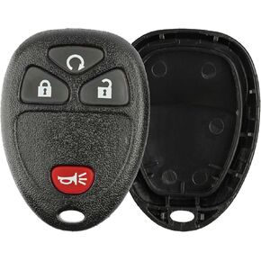 KeylessOption Just the Case Keyless Entry Remote Key Fob Shell Replacement For 15114374