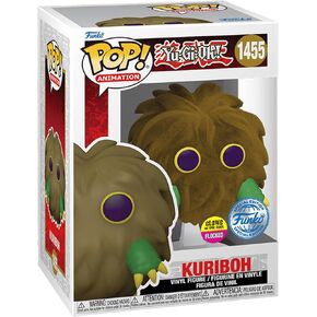 Funko Pop! Animation: Yu-Gi-Oh! - Kuriboh (Flocked & Glow in The Dark) Special Edition Exclusive #1455