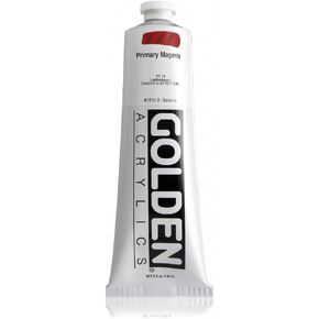 5 Oz Heavy Body Acrylic Color Paints Color: Primary Magenta