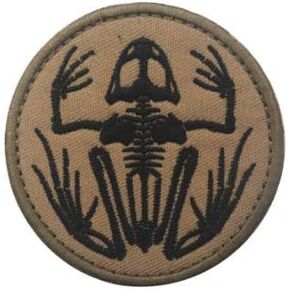 Navy Seal Team Skeleton Frog Frogman Embroidery Patch Military Tactical Clothing Accessory Backpack Armband Sticker Gift Patch Decorative Patch Embroidered Patch