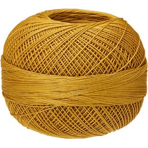 Handy Hands Lizbeth Premium Cotton Thread, Size 40, Harvest Gold