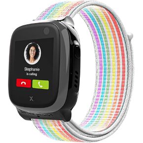 Nylon Kids Band Replacement Compatible for Xplora X5 / XGO 2/XGO 3, Hook & Loop Watch Bands Special Designed for Boys & Girls, Compatible with Xplora X5 Play/ XGO2/XGO3, Black