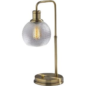 Adesso Home SL3711-21 Transitional Table Lamp from Barnett Collection in Brass - Antique Finish, 10.50 inches, Bronze