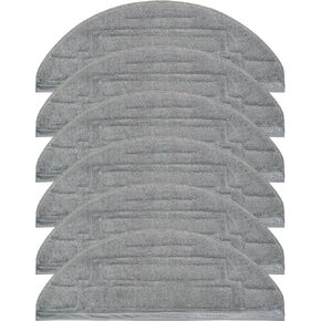 6 قطع ممسحة قماشية لمكنسة Roborock S8 Pro Ultra Robot، ملحقات استبدال وسادة التطهير المصنوعة من الألياف الدقيقة القابلة لإعادة الاستخدام، مع وحدات اهتزازات صوتية مزدوجة in Kuwait