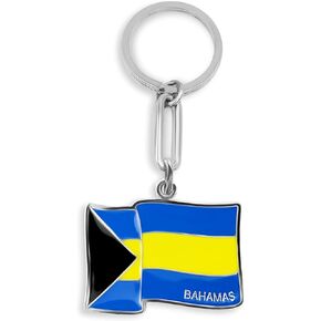 Keychain - BAHAMAS FLAG-