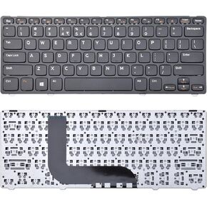 Keyboard Compatible with Dell inspiron 13Z-5323 14Z-5423 14Z-4523 14Z-3528 14Z-3526 14Z-5323,Vostro 3360 v3360 v3560D V3360D V3450D V3460D Series Laptop Black US Layout 5FCV3 V128725BS1 90.4