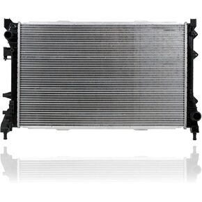 Radiator - Pacific Best Inc. Compatible/Replacement for 13245 12-19 Fiat 500 500c 1.0/1.4L - Plastic Tank, Aluminum Core