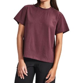 MEIVSO Women's Loose Fit Cotton Workout Short Sleeve T-Shirts Athletic Gym Shirt Tennis Cropped Tops