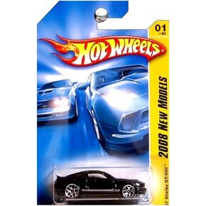Hot Wheels 2008 001 New Models 2007 '07 Shelby GT-500 Black GT 500 2008 1 1:64 Scale