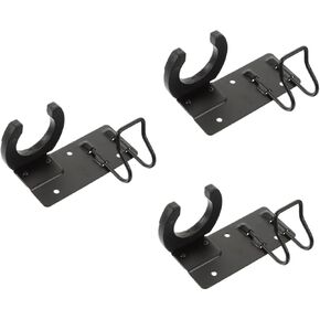 SUPVOX 3pcs Microphone Hanger Wall Hanging Hooks Microphone Boom Stand Wall Mounted Hooks Microphone Hanging Racks Wall-mounted Mic Hanger Mic Supplies Wall Hook Wall-mounted Black Rubber