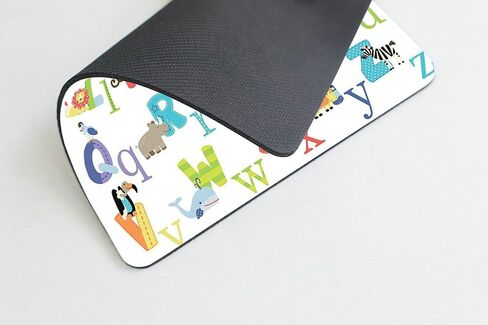 Colourful Animal Alphabet Mouse Pad, Present Mouse pad in Saudi Arabia