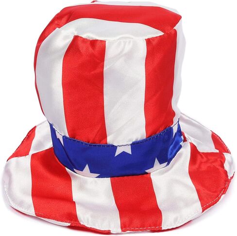 أزياء الكلاب الأليفة، ملابس بعلم الولايات المتحدة الأمريكية مع قبعة للكلاب، ملابس العم سام للحيوانات الأليفة بمناسبة عيد الاستقلال، يوم الذكرى الرابع من يوليو، مقاس L in Kuwait