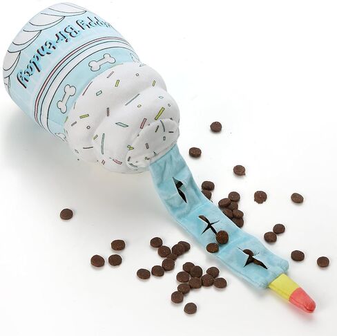 لعبة لغز عيد ميلاد الكلب، ألعاب للكلاب من القطيفة تصدر صوتًا للكلاب الصغيرة والمتوسطة، حجم الكعكة 8 بوصات in Kuwait