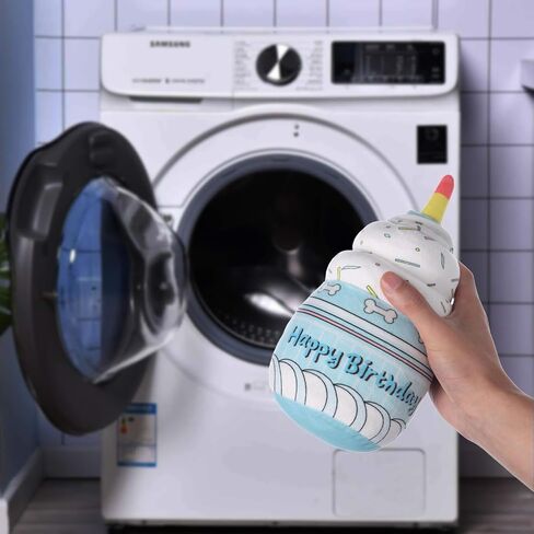 لعبة لغز عيد ميلاد الكلب، ألعاب للكلاب من القطيفة تصدر صوتًا للكلاب الصغيرة والمتوسطة، حجم الكعكة 8 بوصات in Kuwait