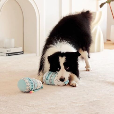 لعبة لغز عيد ميلاد الكلب، ألعاب للكلاب من القطيفة تصدر صوتًا للكلاب الصغيرة والمتوسطة، حجم الكعكة 8 بوصات in Kuwait